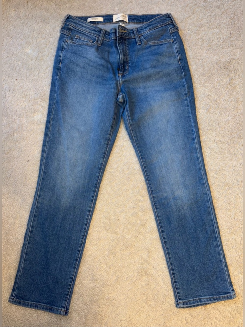 Universal Thread Mid Wash High-Rise Straight Jeans